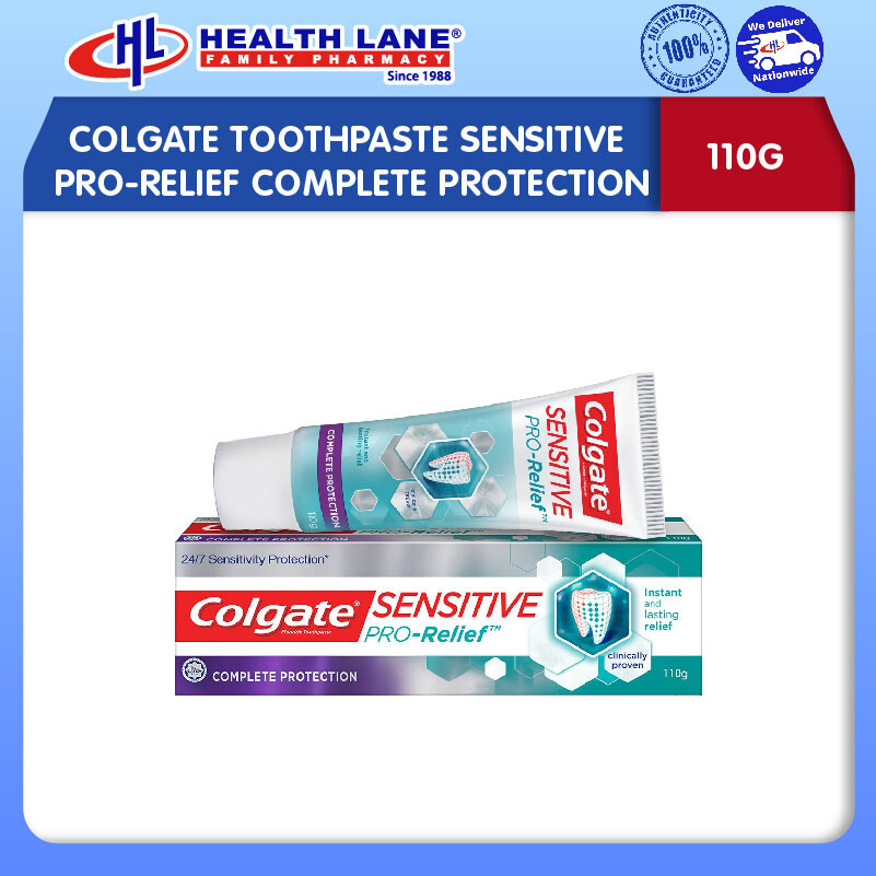 COLGATE TOOTHPASTE SENSITIVE PRO-RELIEF COMPLETE PROTECTION (110G)